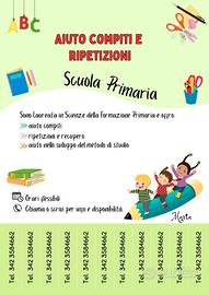 Ripetizioni e aiuto compiti scuola primaria