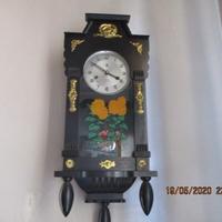 Orologio a pendolo meccanico anni 80