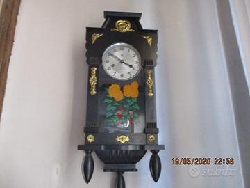 Orologio a pendolo meccanico anni 80