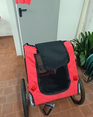 Rimorchio Bici per Cani "Doggy Liner" - Come Nuovo