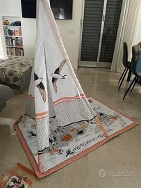 Tappeto gioco e tenda indiani Kindekraft