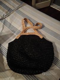 borsa Stefanel in rafia