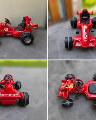 Auto a pedali per bambini biemme stile Formula 1