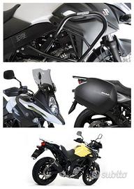 Suzuki V strom 650 scarico ammortizzatore frizion