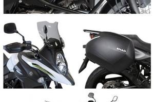 Suzuki V strom 650 scarico ammortizzatore frizion