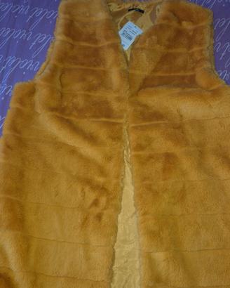 gilet in pelo taglia unica tezenis 