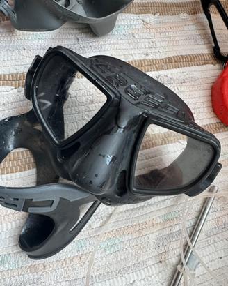 Maschera CRESSI ATOM apnea e pesca subacquea