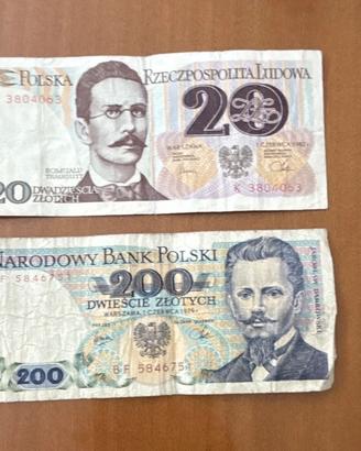 Lotto banconote straniere d’epoca (‘60-‘80)
