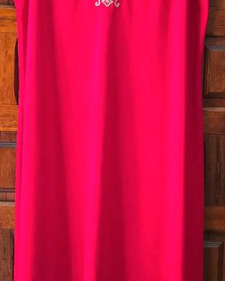 Abito donna rosso con spalline Tg. XXXL