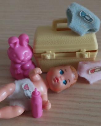 Bebè "Famiglia Cuore" Barbie anni '80