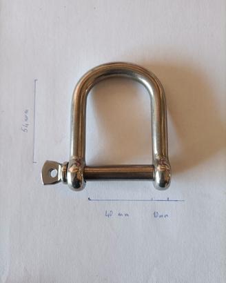 grillo gancio acciaio inox