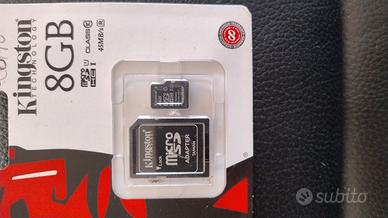 Micro SD Kingston originale 8gb