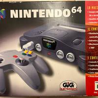 Nintendo 64 console e gioco Super Mario