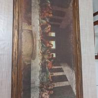 Ultima cena quadro in legno