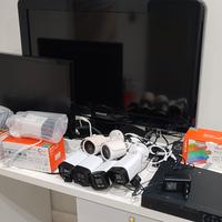 kit completo videocamere videosorveglianza 