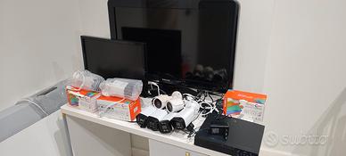 kit completo videocamere videosorveglianza 