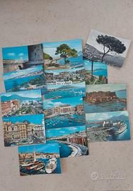 13 Cartoline Napoli viaggiate anni  '60