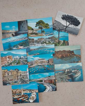 13 Cartoline Napoli viaggiate anni  '60