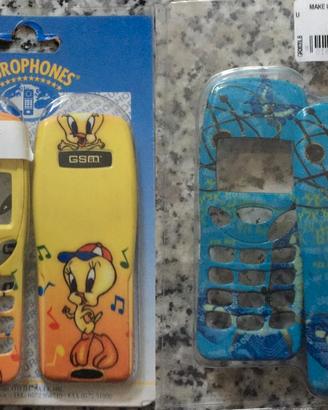 cellulari: 2 cover nuove compatibili Nokia 3210