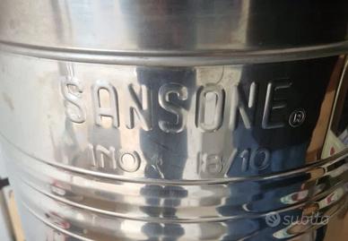 Bidone acciaio inox Sansone 50 litri