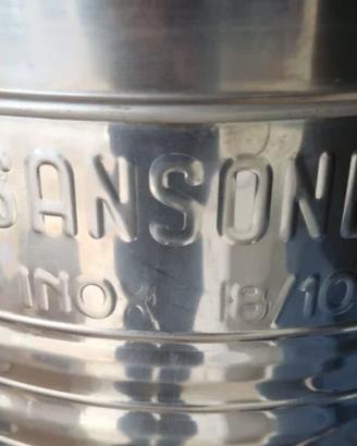Bidone acciaio inox Sansone 50 litri