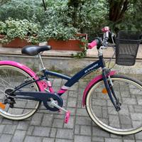 Bici ragazza B'Twin Original 500 24 pollici