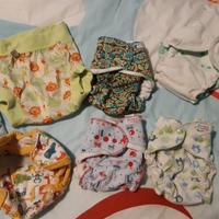 Pannolini lavabili fitted e cover