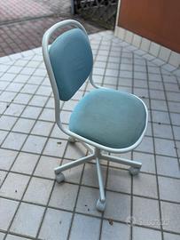 Ikea Sedia per bambini bianco verde chiaro
