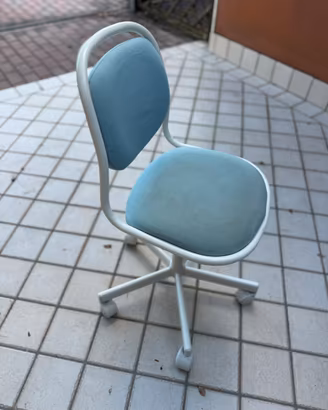 Ikea Sedia per bambini bianco verde chiaro