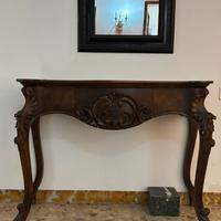 Antica consolle noce