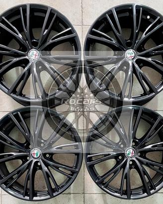 Cerchi 18 neri Alfa Romeo Stelvio Giulietta Giulia