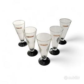 Lotto 4 o 5 Bicchieri Crodino Vintage anni '80/'90