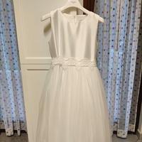 Vestito prima comunione bambina, scarpe e giacca.