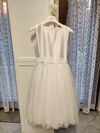 Vestito prima comunione bambina, scarpe e giacca.