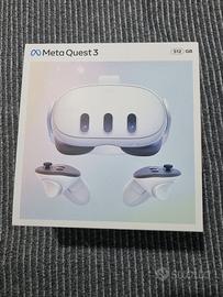 Meta Quest 3 512gb VR + cinturino élite + cavo 5m
