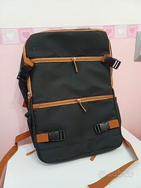 zaino bagaglio a mano gratuito aereo  Nero Nuovo