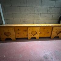 Cassapanca legno