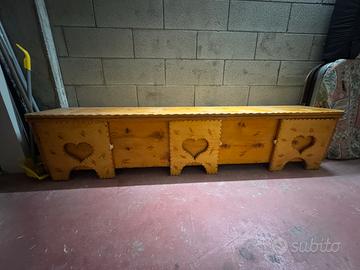 Cassapanca legno