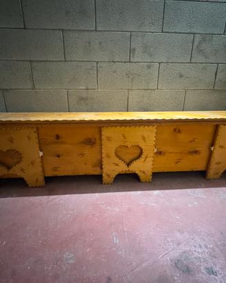 Cassapanca legno