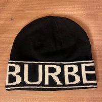 CAPPELLO NERO BERRETTO BURBERRY LONDON ENGLAND