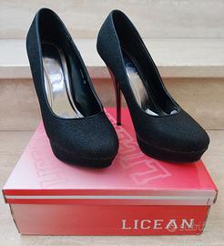 Scarpe con tacco Licean alto 12 misura 38