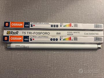 Tubo neon T5 attacco GU9 8W - 288 mm