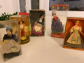 bambole di epoca regionali anni 70