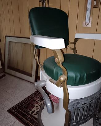 sedia da Barbiere Vintage
