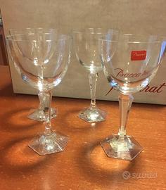 BACCARAT OPERA 4 BICCHIERI VINO CRISTALLO NEW BOX