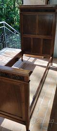Letti in legno intarsiato primi 900