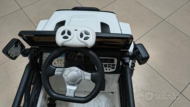 Auto elettrica per bambini Fuoristrada Bianco -