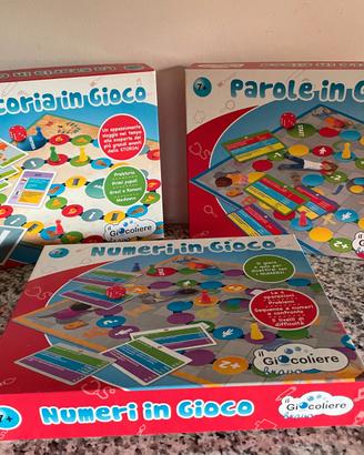 3 giochi da tavolo educativi - bambini dai 7 anni