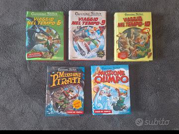 5 Libri Geronimo Stilton - Viaggi nel Tempo