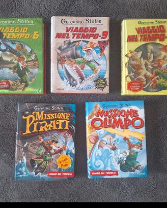 5 Libri Geronimo Stilton - Viaggi nel Tempo